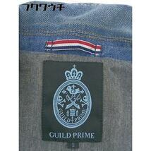 ◇ GUILD PRIME ギルドプライム LOVELESS シングル 2B 長袖 ジャケット サイズS インディゴ メンズ_画像5