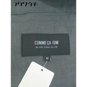 ◇ COMME CA ISM コムサイズム 2B シングル 長袖 テーラードジャケット サイズM グレー系 メンズの画像4