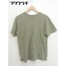 ◇ SILAS サイラス プリント 半袖 Tシャツ カットソー サイズM カーキ メンズ_画像3