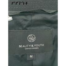 ■ BEAUTY & YOUTH ビューティアンドユース UNITED ARROWS 長袖 P コート サイズM ブラック メンズ_画像7