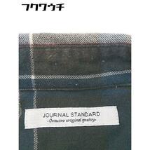 ◇ JOURNAL STANDARD ジャーナルスタンダード チェック 長袖 シャツ サイズS ブラック マルチ メンズ_画像5