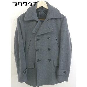 ■ THE SHOP TK ザ ショップ ティーケー 長袖 P コート サイズM グレー メンズ