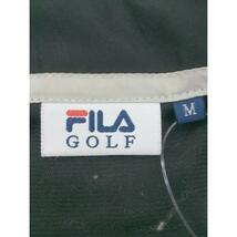 ◇ FILA GOLF フィラ 中綿 長袖 ジップアップ ジャケット サイズM ブラック メンズ_画像4