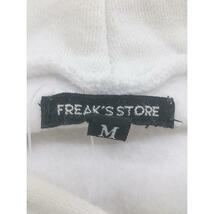 ◇ FREAK'S STORE フリークスストア プリント 長袖 プルオーバーパーカー サイズM ホワイト メンズ レディース P_画像4