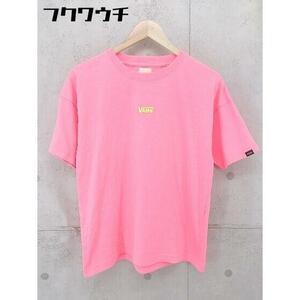 ◇ VANS ヴァンズ 半袖 Tシャツ カットソー サイズM ピンク系 メンズ