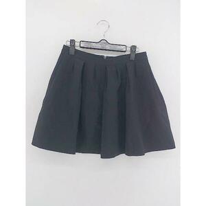 * STUNNING LURE Stunning Lure back Zip Mini pleated skirt 38 black lady's 