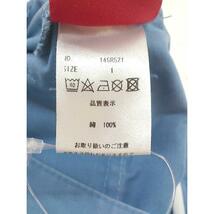 ◇ TRANOL トーナル スリット フリンジ ロング タイト スカート サイズ1 ブルー系 レディース_画像5