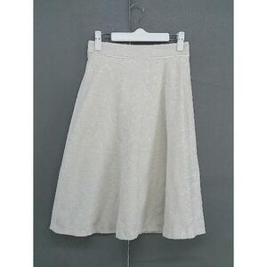 * * PROPORTION BODY DRESSING tag attaching lame knees height flair skirt size 3 beige lady's 