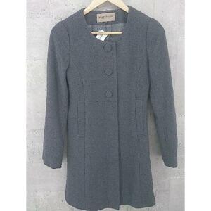 ◇ PROPORTION BODY DRESSING プロポーションボディドレッシング 長袖 ノーカラー コート 2 グレー レディース