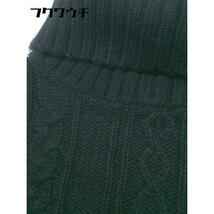 ◇ KBF+ ケービーエフ URBAN RESEARCH ニット 切替 長袖 タートルネック セーター Oneサイズ ブラック ブルー レディース_画像7