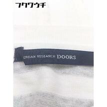 ◇ URBAN RESEARCH DOORS ボーダー 半袖 Tシャツ カットソー サイズ38 ホワイト グレー レディース_画像4