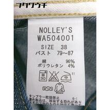 ◇ NOLLEY'S ノーリーズ 長袖 デニム ジャケット Gジャン サイズ38 インディゴ レディース_画像4