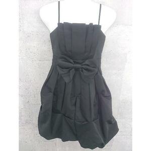 * Apuweiser-riche Apuweiser-riche dress ribbon Mini camisole One-piece 1 black lady's 