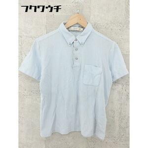 * BEAMS LIGHTS Beams laitsu polo-shirt with short sleeves S light blue * 1002798621831