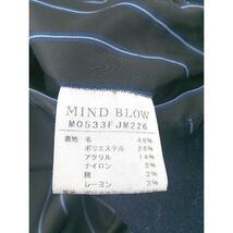 ■ MIND BLOW マインドブロウ 長袖 コート L ネイビー レディース_画像5