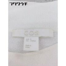 ◇ COS コス ペプラム 長袖 薄手 ニット セーター M ホワイト * 1002799862134_画像4