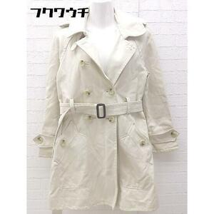 # * MARC BY MARC JACOBS Mark by Mark Jacobs belt attaching long sleeve trench coat size 4 eggshell white lady's 