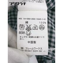 ◇ ◎ Spick and Span スピックアンドスパン 長袖 チェック シャツ ブラック ネイビー ホワイト レディース_画像5