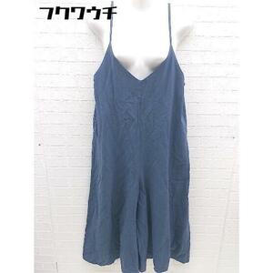 * ABITOKYOabito-kyo- wide pants camisole all-in-one size 0 navy series lady's 