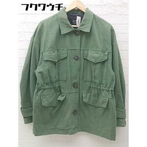 ■ ◎ ZARA TRF ザラ トラファ 長袖 ジャケット サイズEUR XS USA XS MEX 24 グリーン系 レディース