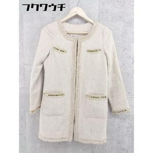 * pour la frime Pour La Frime long sleeve jacket size M beige group lady's 