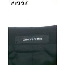 ◇ ◎ COMME CA DU MODE コムサデモード 1B シングル 長袖 テーラード ジャケット サイズ7 ブラック レディース_画像4