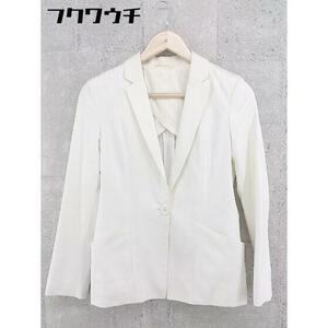 * ROPE' Rope single 1B long sleeve tailored jacket size 36 white lady's 