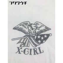 ◇ X-girl エックスガール バックプリント 半袖 Ｔシャツ サイズ2 ホワイト ブラック レッド レディース_画像5