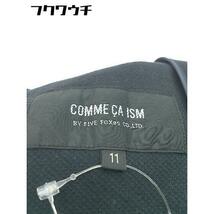 ◇ ◎ COMME CA ISM コムサイズム 1B シングル 長袖 テーラード ジャケット サイズ11 ネイビー系 レディース_画像4