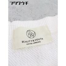 ◇ BEAUTY & YOUTH ビューティアンドユース UNITED ARROWS 七分袖 トレーナー ホワイト レディース_画像4