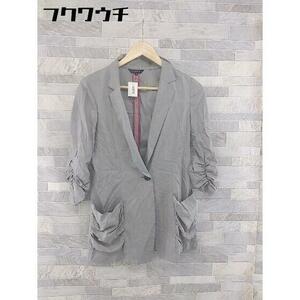 * JAYRO Gyro 7 minute sleeve jacket size M gray lady's 