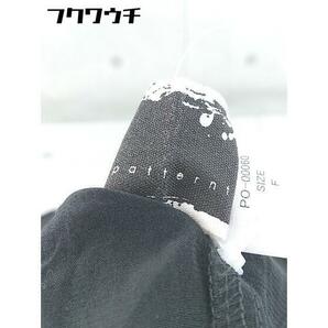 ◇ PATTERN TORSO パターントルソ antiqua 半袖 ロング シャツ ワンピース サイズF ブラック レディースの画像4