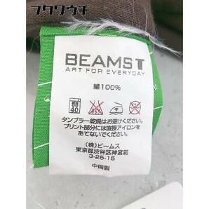 ◇ BEAMS T ビームスティー プリント クルーネック 半袖 Tシャツ カットソー サイズXS ブラウン レディースの画像5