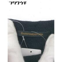 ◇ BARNYARDSTORM バンヤードストーム ウール ニット 変形 長袖 ニット セーター サイズ0 ネイビー レディース_画像4