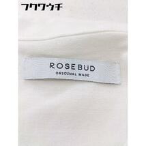◇ ROSE BUD ローズバッド 半袖 ブラウス カットソー サイズF ホワイト レディース_画像4