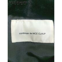 ■ continuer de NICE CLAUP コンティニュエ デ ナイスクラップ ジップアップ 長袖 パーカー サイズF ブラック レディース_画像4