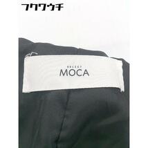 ◇ select MOCA セレクトモカ フェイクレザー ジップアップ ライダース ジャケット サイズM ブラック レディース_画像4