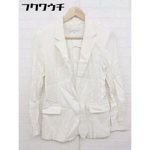 * MOGAmo gully nen. long sleeve jacket size 2 eggshell white lady's 