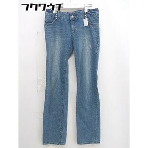 * JILL by JILLSTUART studs woshu processing damage processing jeans Denim pants size 23 indigo lady's 