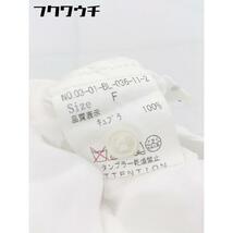 ◇ ◎ bulle de savon ビュル デ サボン フリルカラー 七分袖 シャツ ブラウス サイズ F ホワイト レディース_画像5