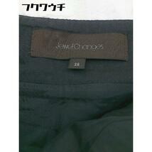 ◇ Jewel Changes ジュエルチェンジズ UNITED ARROWS ミニ 台形 スカート サイズ38 ブラック レディース_画像4