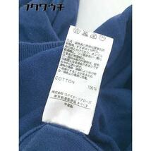 ◇ BEAUTY&YOUTH ビューティ&ユース UNITED ARROWS Vネック 五分袖 カットソー ブルー レディース_画像5