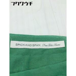 ◇ Spick & Span スピック＆スパン フリル 半袖 ブラウス カットソー グリーン レディースの画像4