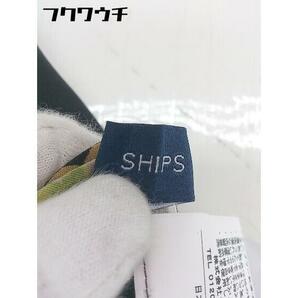 ◇ SHIPS シップス 総柄 ノースリーブ ブラウス カットソー ブラック マルチ レディースの画像4