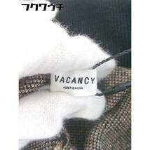 ◇ ●美品● ◎ VACANCY ヴァカンシー タグ付 総柄 ニット パンツ サイズF ベージュ ブラック レディース_画像5