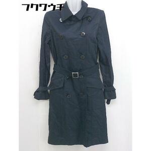 * * CLATHAS Clathas long sleeve trench coat size 38 navy lady's 