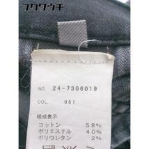 ◇ 7 For All Mankind ストレッチ デニム ジーンズ フレア パンツ サイズ 24 ダークグレー レディース_画像6