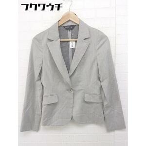 * INDIVI Indivi 1B длинный рукав tailored jacket размер 38 серый женский 