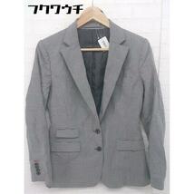 ◇ Sov. ソブ 2B シングル LORO PIANA 長袖 テーラード ジャケット サイズ38 グレー系 レディース_画像2