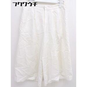 ◇ BALLSEY ボールジィ タック スカーチョ パンツ サイズ 38 ホワイト レディース